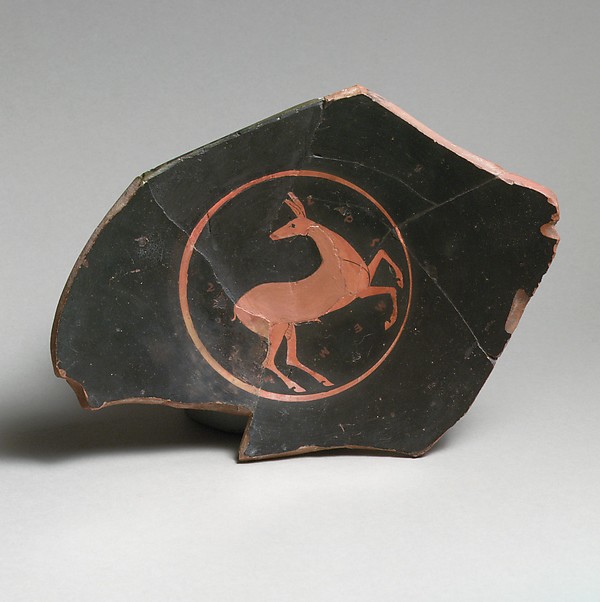 Attic Black-figure Kylix Fragment