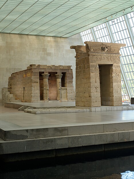 The Temple of Dendur (completed by 10 BCE), installed in the Sackler Wing